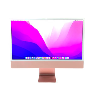 激安デスクトップパソコン iMac21,1 (24-inch, M1, 2021) A2438 M1 ８コア 8GB 512GB 24インチ ピンク  Apple 中古 Bランク|PCジャングル